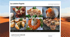 Desktop Screenshot of lacuisinedagnes.com